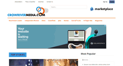 Desktop Screenshot of crowrivermedia.com